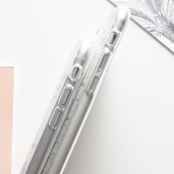 NEW iPhone 7+/8+ Clear Star Glitter Soft Case - Picture 2 of 4